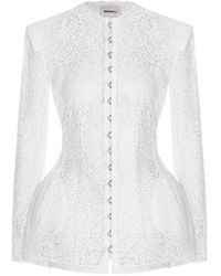 SEEN USERS - Blazer Trousseau En Dentelle - Lyst