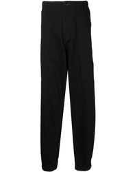Yohji Yamamoto - Pantalon ample en coton à taille mi-haute - Lyst