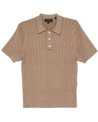 Lacoste - Polo de punto de ochos - Lyst