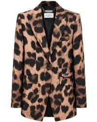 Philipp Plein - Leopard Blazer Single Breasted Fit - Lyst