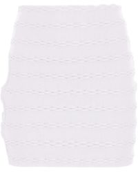 Amir Slama - X Jade Picon Cut Out-Detail Mini Skirt - Lyst