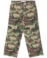 Stay Human On Earth - Camouflage-Print Trousers - Lyst