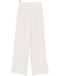 Peserico - Broek Met Geplooide Voorkant - Lyst