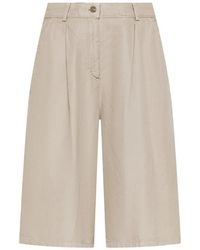 Seventy - Belt-Loops Shorts - Lyst