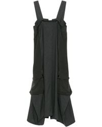 Y's Yohji Yamamoto - Robe Mi-Longue À Volants - Lyst