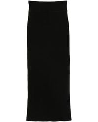 Wardrobe NYC - Gerippter Midirock - Lyst