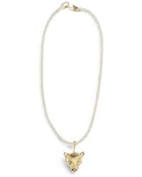 forte_forte - Puma-Pendant Necklace - Lyst