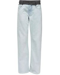 MM6 by Maison Margiela - Pantaloni Sartoriali Con 5 Tasche - Lyst