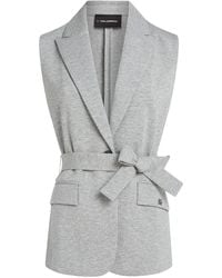 Karl Lagerfeld - Veston À Taille Ceinturée - Lyst