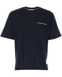Thom Browne - Oversized Crew Neck T-Shirt - Lyst