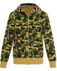 A Bathing Ape - Camouflage-Pattern Hoodie - Lyst