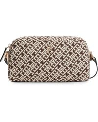 Tommy Hilfiger - Monogram-Pattern Shoulder Bag - Lyst