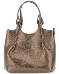 Gianni Chiarini - Dua Metallic Leather Tote Bag - Lyst