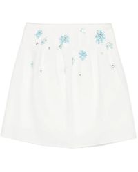 ShuShu/Tong - Mini-Rok Verfraaid Met Pailletten - Lyst
