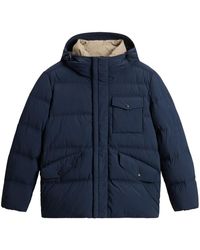 Woolrich - Gewatteerd Jack Met Capuchon - Lyst