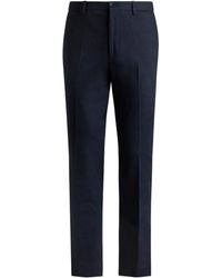 Etro - Cotton Jacquard Trousers - Lyst