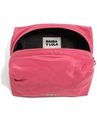 Bimba Y Lola - Große Kosmetiktasche Mit Logo-Schild - Lyst