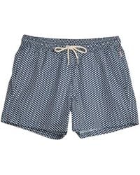 Orlebar Brown - Patterned Drawstring Swim Shorts - Lyst