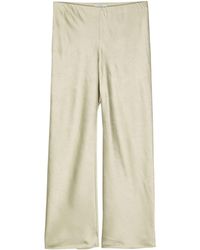 Vince - High-waisted Satin Trousers - Lyst