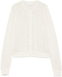 Bompard - Pointelle Button Cardigan - Lyst