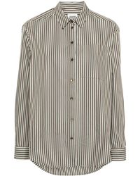 Claudie Pierlot - Striped Long-sleeve Shirt - Lyst