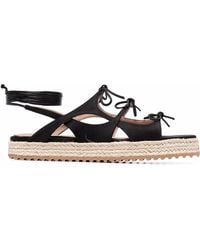 SCAROSSO - X Paula Cademartori Leather Sandals - Lyst