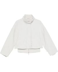 Emporio Armani - High-Neck Bomber Jacket - Lyst