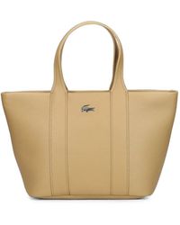 Lacoste - Sac Cabas À Plaque Logo - Lyst