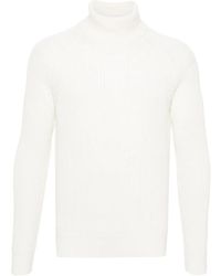 Zanone - Gerippter Strickpullover - Lyst