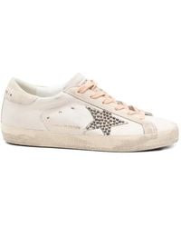Golden Goose - Super-Star Lace-Up Sneakers - Lyst