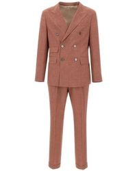 BOSS - L-Heston Double-Breasted Suit - Lyst
