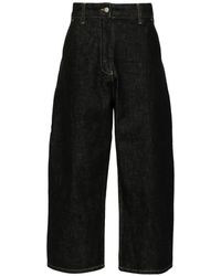Studio Nicholson - Chalco Cropped Wide-Leg Jeans - Lyst