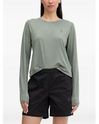 Fjallraven - Abisko Logo-Motif Long-Sleeve T-Shirt - Lyst