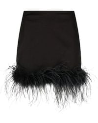 GIUSEPPE DI MORABITO - Feather-trim Detail Mini Skirt - Lyst
