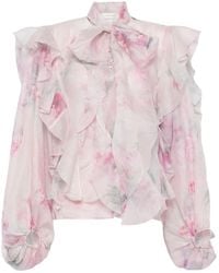 Zimmermann - Crush Blouse - Lyst