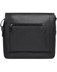 Piquadro - Logo-Embossed Messenger Bag - Lyst