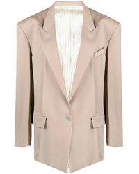 The Attico - Glen Oversized Single-breasted Blazer - Lyst