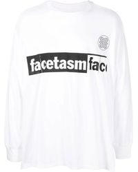 Facetasm - T-Shirt À Logo Imprimé - Lyst