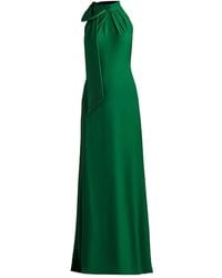 Tadashi Shoji - Bow-Halter Neck Dress - Lyst