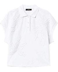 Twinset - エンブロイダリー ポロシャツ - Lyst