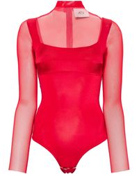 Atu Body Couture - Semi-Sheer Bodysuit - Lyst