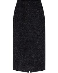 Balenciaga - Tweed Midi-Rok - Lyst