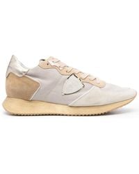 Philippe Model - Suede Low-Top Sneakers - Lyst