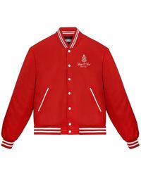 Sporty & Rich - Vendome Embroidered Varsity Jacket - Lyst