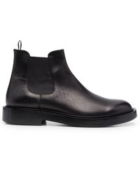 Giorgio Armani - Leather Chelsea Boots - Lyst