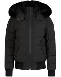 Moose Knuckles - Shearling-Trim Padded Jacket - Lyst