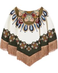 La DoubleJ - Reversible Mini Poncho - Lyst