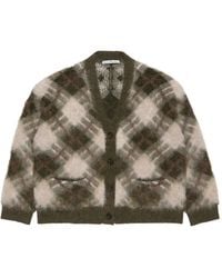 Acne Studios - Cardigan En Mohair À Col V - Lyst