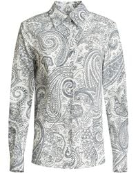Etro - Paisley-Print Button-Up Shirt - Lyst