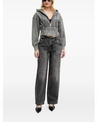 Miss Sixty - Faded Wide-Leg Jeans - Lyst